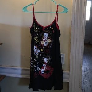 Betty Boop t-shirt dress xl